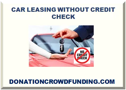 CAR LEASING WITHOUT CREDIT CHECK 2026-2027